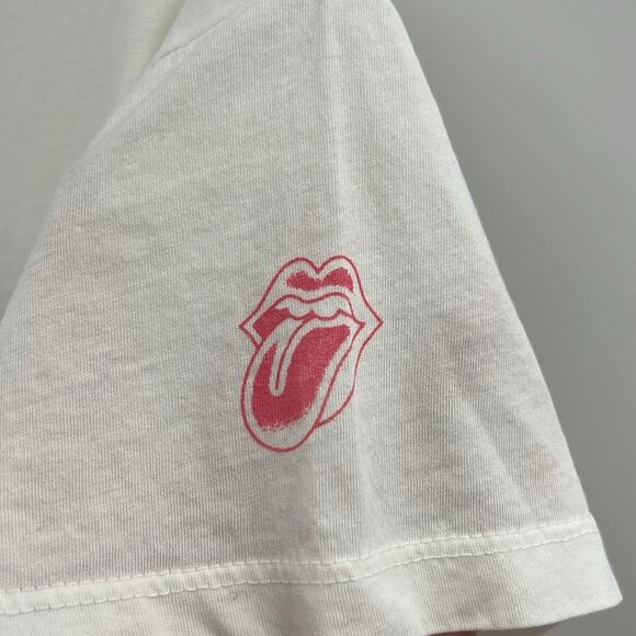 Daydreamer Women's The Rolling Stones Tee - Vintage White - Small - NWT - Picture 5 of 8